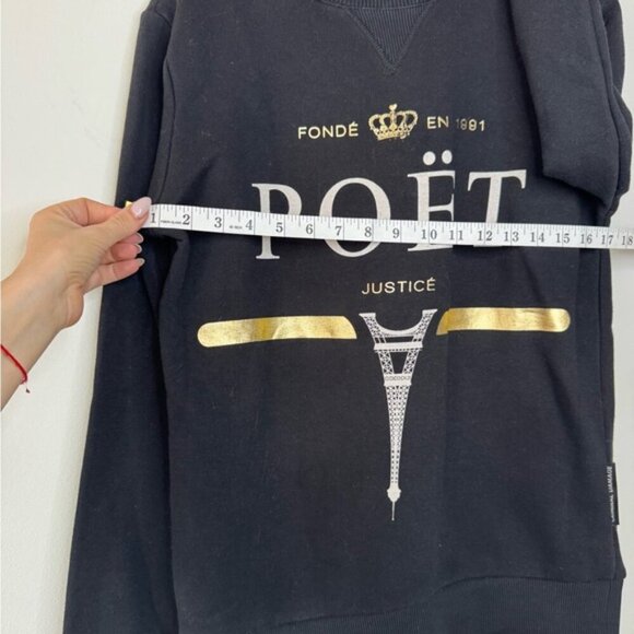 Criminal Damage Paris Logo Crew Sweater - Picture 12 of 16